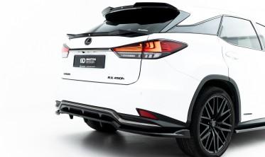 Тюнінговий дифузор (накладка) на задній бампер Lexus RX Mk4 рестайл фото