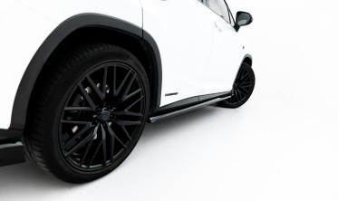 Боковые диффузоры (накладки) под пороги Lexus RX Mk4 рестайл фото