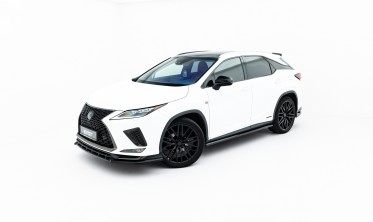 Боковые диффузоры (накладки) под пороги Lexus RX Mk4 рестайл фото