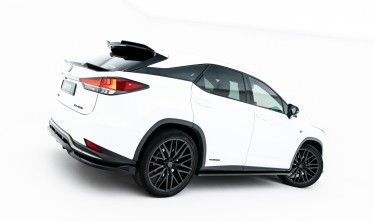 Боковые диффузоры (накладки) под пороги Lexus RX Mk4 рестайл фото