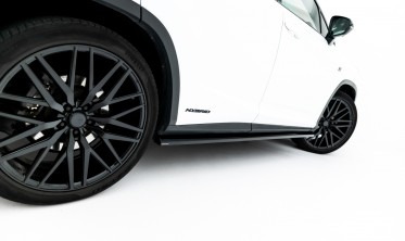 Боковые диффузоры (накладки) под пороги Lexus RX Mk4 рестайл фото