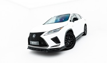 Тюнінгова накладка (губа) на передній бампер Lexus RX Mk4 F-Sport рестайл фото