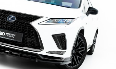 Тюнінгова накладка (губа) на передній бампер Lexus RX Mk4 F-Sport рестайл фото