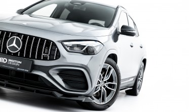 Тюнинг накладка (юбка) на передний бампер Mercedes-AMG GLA 35 H247 рестайл вар. 1 фото