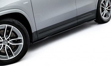 Тюнінг накладки (леза) під бокові пороги Mercedes GLA H247 AMG 35 2023- фото