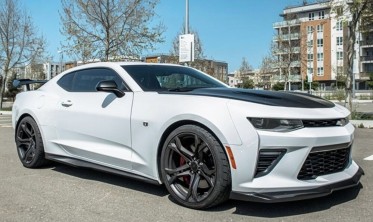 Диффузоры порогов Chevrolet Camaro 6 (2016-2023) ZL1 Style – Matte Black фото