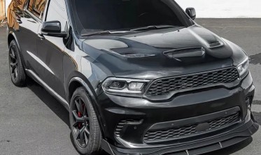 дифузор + спліттер переднього бампера Dodge Durango (2021-2022) у стилі srt hellcat 2021 фото