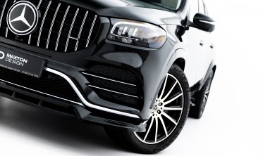Тюнінг спліттер на передній бампер Mercedes GLS X167 AMG-Line вар. 2 фото