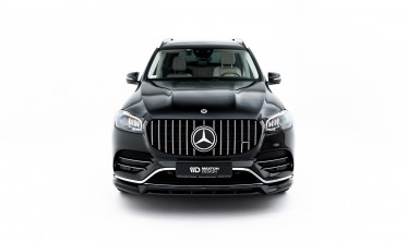 Тюнінг спліттер на передній бампер Mercedes GLS X167 AMG-Line вар. 2 фото
