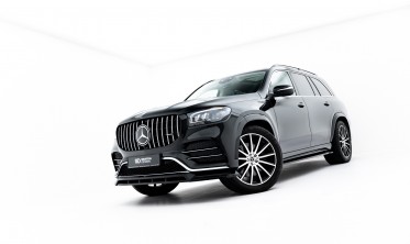 Тюнінг спліттер на передній бампер Mercedes GLS X167 AMG-Line вар. 2 фото