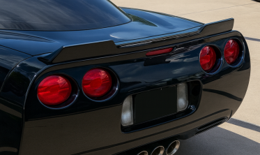 Спойлер кришки багажника Chevrolet Corvette 1997-2004 C5 чорний глянець фото