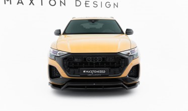 Тюнінг накладка (дифузор) на передній бампер Audi Q8 Mk1 рестайл фото