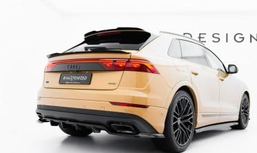 Диффузор (тюнинг накладка) на задний бампер Audi Q8 Mk1 2023- фото