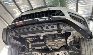 Накладка під передній бампер Skoda OctaviaMK3 RS рестайл вер. 3 фото