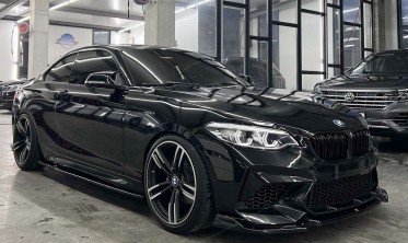 Накладка на передній бампер BMW M2 Competition F87 вар. 2 фото