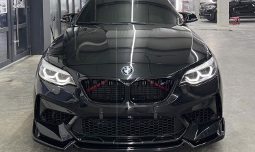 Накладка на передній бампер BMW M2 Competition F87 вар. 2 фото
