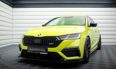 Дифузор переднього бампера Skoda Octavia RS MK4 вер.1 фото