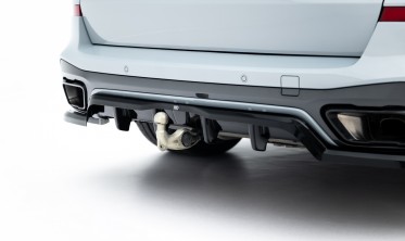 Накладка на задний бампер BMW X5 G05 послерестайл M-Pack вар. 2 фото