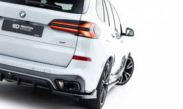 Накладка на задний бампер BMW X5 G05 послерестайл M-Pack вар. 2 фото