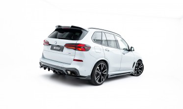 Накладка на задний бампер BMW X5 G05 послерестайл M-Pack вар. 2 фото