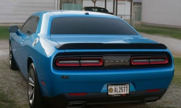 Спойлер багажника Dodge Challenger стиль R/T Scat Pack черный матовый фото