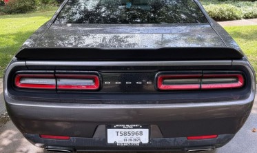 Спойлер багажника Dodge Challenger стиль R/T Scat Pack чорний глянець фото