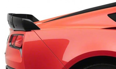 Спойлер крышки багажника Chevrolet Corvette (2014-2019) Wickerbill style черный глянец фото