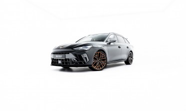 Тюнинг накладка на передний бампер Cupra Leon ST / Hatchback Mk1 2024- Street Pro фото