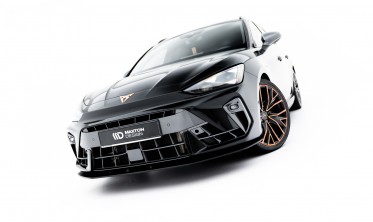 Тюнинг накладка на передний бампер Cupra Leon ST / Hatchback Mk1 2024- Street Pro фото