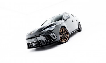 Тюнинг накладка на передний бампер Cupra Leon ST / Hatchback Mk1 2024- Street Pro фото