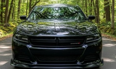 Тюнінговий дифузор переднього бампера Dodge Charger 2015-2023 v1 matt фото