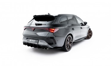 Тюнинг накладки на край заднего бампера Cupra Leon ST Mk1 2024- Street Pro фото