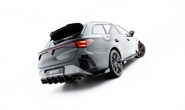 Накладка под задний бампер Street pro Cupra Leon ST MK1 фото