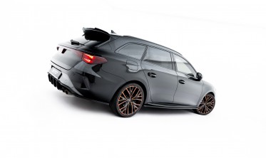 Тюнинговые нижние накладки (листвы) на пороги Cupra Leon ST / Hatchback Aero Mk1 вар. 1 фото