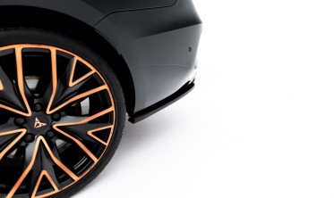Тюнинговые накладки на задний бампер Cupra Leon MK1 ST вар. 1 фото