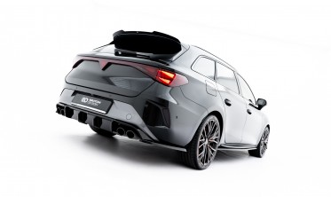 Боковые накладки (элероны) на задний бампер Cupra Leon ST Mk1 вар. 2 фото