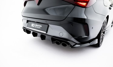 Тюнинговый диффузор Maxton-design заднего бампера Cupra Leon ST Mk1 (под двойные насадки) фото