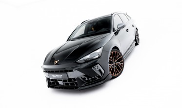 Тюнинг накладка на передний бампер Cupra Leon ST / Hatchback Mk1 2024- вар. 1 фото