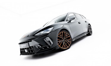 Тюнинг накладка на передний бампер Cupra Leon ST / Hatchback Mk1 2024- вар. 1 фото