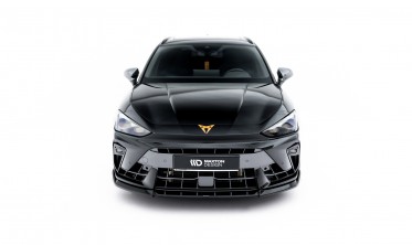 Тюнинг накладка на передний бампер Cupra Leon ST / Hatchback Mk1 2024- вар. 1 фото