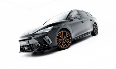 Тюнинг сплиттер на передний бампер Cupra Leon ST / Hatchback Mk1 рест. вар. 2 фото
