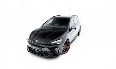 Тюнинг сплиттер на передний бампер Cupra Leon ST / Hatchback Mk1 рест. вар. 2 фото