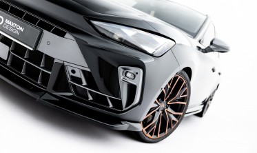 Тюнинг сплиттер на передний бампер Cupra Leon ST / Hatchback Mk1 рест. вар. 2 фото