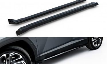 Леза під пороги Hyundai Tucson Mk4 рестайл тюнінг накладки  фото