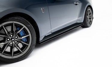 Боковые тюнинг накладки (листвы) Street Pro под пороги Ford Mustang Mk7 GT, Dark Horse фото