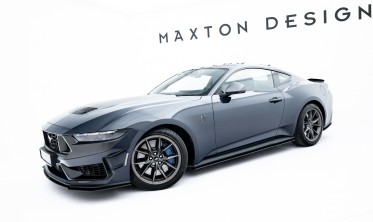 Боковые тюнинг накладки (листвы) Street Pro под пороги Ford Mustang Mk7 GT, Dark Horse фото