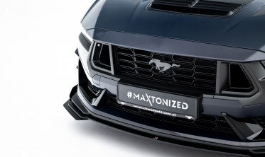 Передний сплиттер + накладки на бампер Ford Mustang Mk7 Dark Horse Street Pro фото