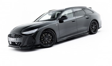 Тюнинг диффузоры на пороги Audi A6 C9 S-line вар. 1 Maxton-design фото