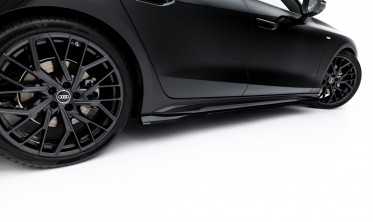 Тюнинг диффузоры на пороги Audi A6 C9 S-line вар. 1 Maxton-design фото