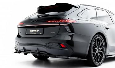 Тюнинг диффузор на задний бампер Audi A6 C9 S-line вар. 1 Maxton-design фото